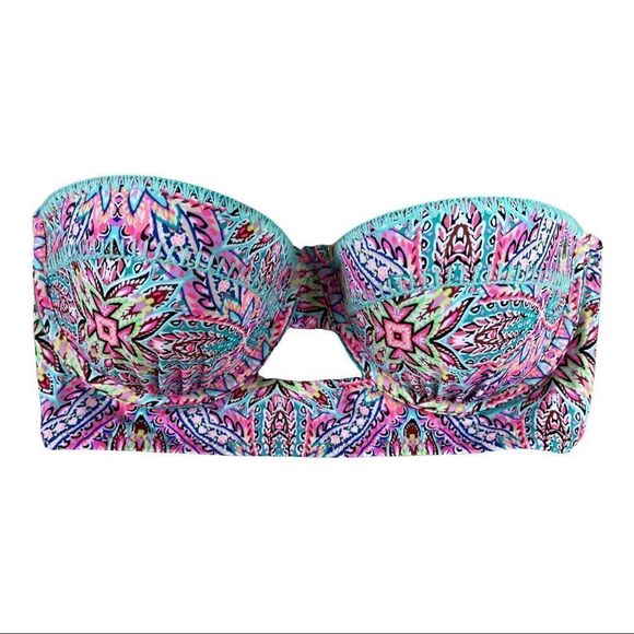 Shade Shore Size 34 C Boho Bikini Top - Picture 8 of 10